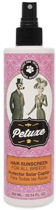 Petuxe Cosmetics - Protection Solaire Capillaire pour Chiens et Chats - Protège, conditionne et Hydrate Les Poils de Votre Animal de Compagnie - Démêle et redonne de l'éclat à Tous Les Types de