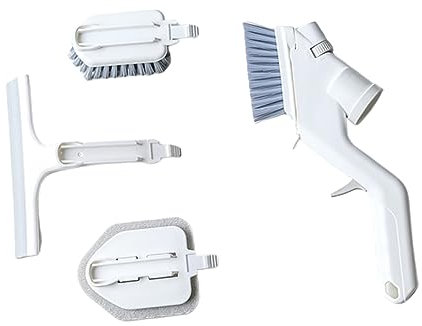 WOONEKY 1set Multi-function Cleaning Brush Set Water Spray Floor Brush Tile Cleaner for Bathroom Kitchen Sink and Grout Compact and Versatile Cleaning Tool for Home Use