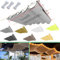 Einziehbar Welle Sonnensegel 300x350cm(BxL) Verstellbar Schattenabdeckung Sonnenschutz Wasserdicht Outdoor Pergola UV-beständig Markise Anwendbar auf Terrasse Garten Hellgrau