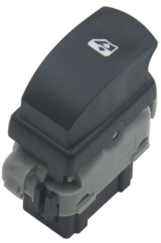 Kalunfex - Interruptor de cristal para Clio Modus Twingo 8200214936, control eléctrico elevalunas ventana botones 8200002451