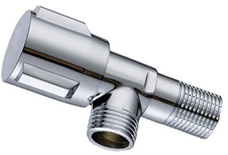 Angoily 2St Wasser Absperrventil Duschwasserventil Wasserhahn kitchen sink tap dichtungen für wasserhähne waschbecken armaturen heißes kaltes Wasserventil Wasserabsperrventil Kupfer Silver