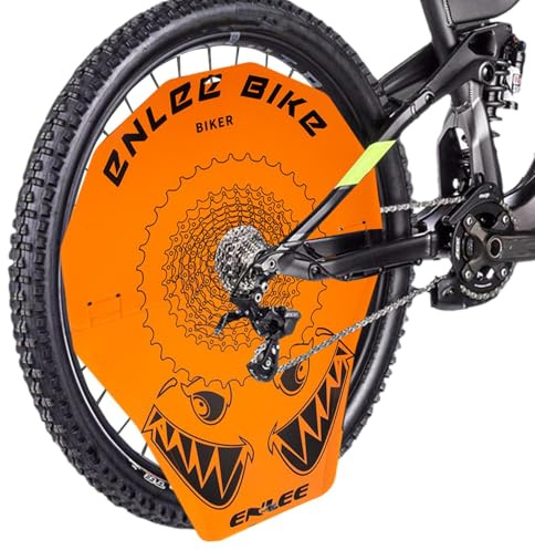 Bicycle Disc Brake Cover, Pollution Coverage, Prevent Oil Stain, Protect Pollution, Easy to Install Bike Wash for Mountain Bikes,