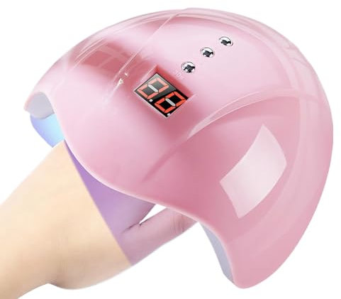 UV LED Nail Lamp | LED Gel Lamp 36W UV Light with 4 Timers,Fast Curing Toenail Dryer Portable Nail Beauty Accessories for Beginners & Women