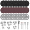 UICCVOKK 41Pcs Rotary Cutting Discs,HSS & Diamond,Resin and Mesh Cutting Discs,Blades Diamond Wood Glass Plastic Stone Cutter Drill Wheels Kit with Mandrels for Dremel Rotary Tool