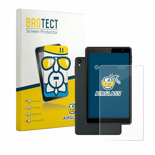 BROTECT Schutzglas für Logicom Tab 80 8 (Display+Kamera) Schutzfolie Panzer Folie Glas[Extrem Kratzfest, Anti-Fingerprint, Ultra-Transparent]