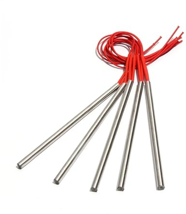 Elemento riscaldante a cartuccia, 5 pezzi 12 mm 320 ~ 360 mm 201SUS Tubo di riscaldamento tubolare 110 V/220 V/380 V Radiatore a cassetta 960 W / 1000 W / 1100 W Elemento elettrico (220 V, 1000 W 12 x