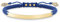 Thomas Sabo Damen-Armband Love Bridge 925 Sterling Silber 750 gelbgold vergoldet, blau Länge von 14.5 bis 21 cm Brücke 5 cm
