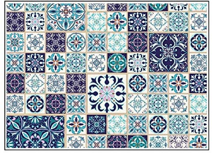 García de Pou - 500 unité Sets De Table Offset 'Azulejos' 70 G/M2 31X43 Cm Quadrichromie Papier