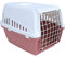Savic Cage de Transport Trotter 1 - Rose/Blanc - - 48 x 33 x 31 cm