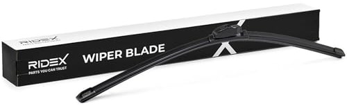 RIDEX Scheibenwischer Wischblatt Stück mit Spoiler Vorne Länge: 600mm Flachbalkenwischblatt Kompatibel mit VW Polo Schrägheck 6R1, 6C1 298W0065