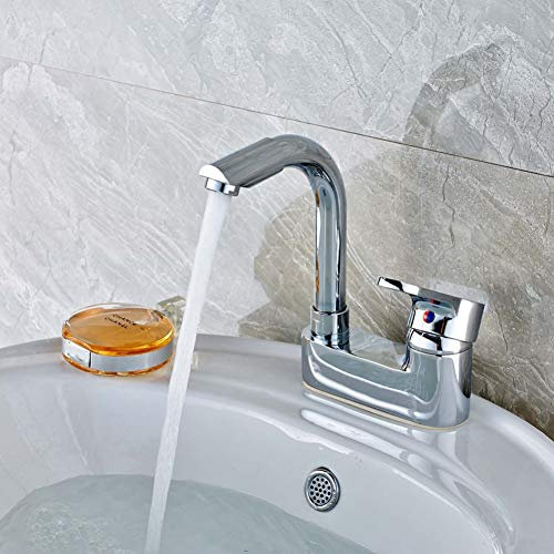 Deck Mount Schwenkauslauf Waschbecken Wasserhahn Einhand-Waschtischmischer