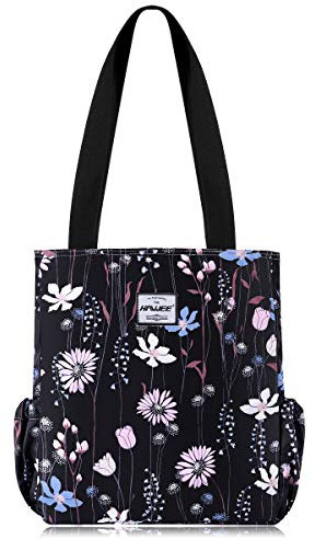 HAWEE Mode Femme Sac à Bandoulière Grande Capacité D'épaule Léger Fourre-Tout avec Zip Loisir Imperméable pour Voyage Travail Ecole Vie Quotidienne Camping Plage