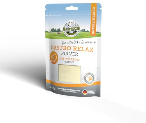 Bellfor Gastro Relax Poudre Complément alimentaire pour chien avec lactosérum en poudre, pectine et bentonite, complément alimentaire naturel pour soutenir la digestion, 250 g