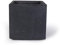 Köhko® Macetero de fibra de vidrio (53 x 53 x 51 cm), color gris oscuro
