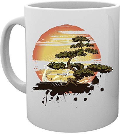 Bonsai Árbol Kárate Dojo Taza Mug Cup