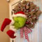 Stecto Ghirlande e corone Natalizie, Come Il Grinch ha Rubato la Ghirlanda di Tela Natalizia, Divertenti Decorazioni Natalizie, Ghirlanda Porta dingresso di Natale