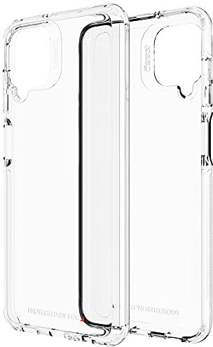 ZAGG Crystal Palace D30 Protective Case for Samsung Galaxy A12, Shockproof, Slim, MagSafe (Clear)