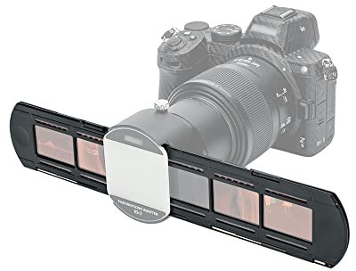 Supporto per pellicola JJC, supporto per montaggio su diapositive per scanner per diapositive/film, 1 x 2 diapositive da 35 mm montate FH-5 supporto per pellicola negativa
