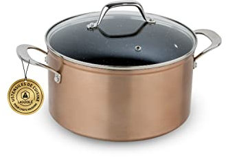 Laguiole - Faitout 20 cm cuivre anti-adhésif Greblon C2 induction