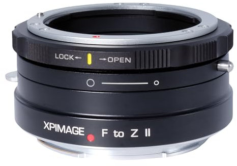 XPIMAGE Lens Mount Adapter Ring compatible with Nikon F Lens to Nikon Z Camera