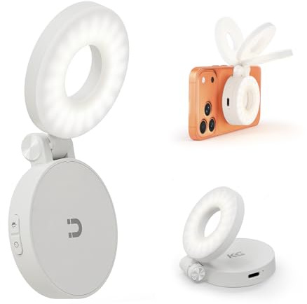 KraftGeek Magnetic Selfie Light for iPhone, Portable Phone Ring Light