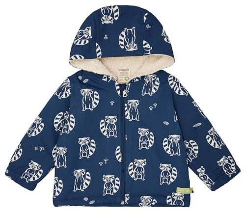 loud + proud Unisex Kinder Wasserabweisende mit Teddyfutter, Gots Zertifiziert Outdoorjacke