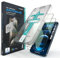 Deppa |2 Pack| Eye Safeguard Certified Anti-Blue Light Screen Protector for iPhone 12 Pro Max (6.7') Tempered Glass Edge to Edge Full Cover with Easy Installation Kit Tray