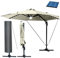 BRAST® Alu Sonnenschirm Ampelschirm | Ø300cm Beige + LEDs | TÜV geprüft | viele Modelle | Schützhülle | UV-Schutz 50+ | wasserabweisend | drehbar & höhenverstellbar