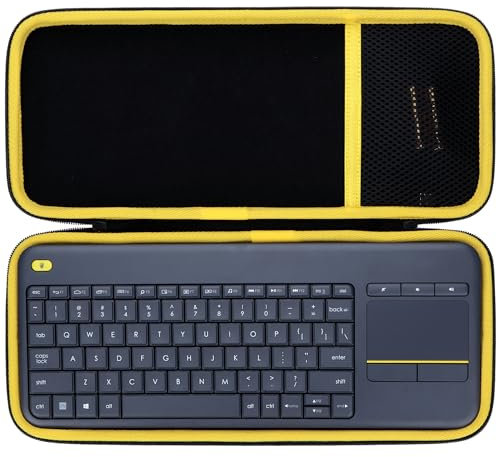 Lebakort Hart Tasche Hülle Etui für Logitech K400 Plus Kabellose Touch-TV-Tastatur Touchpad