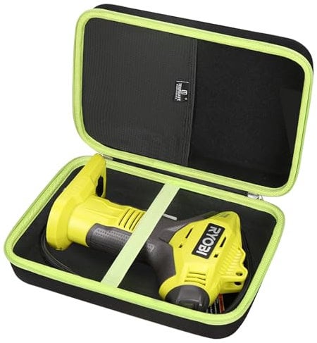 Tourmate Hard Storage Case for RYOBI P737 18-Volt ONE+ Portable Cordless Power Inflator - Travel Case (Only Case), Green
