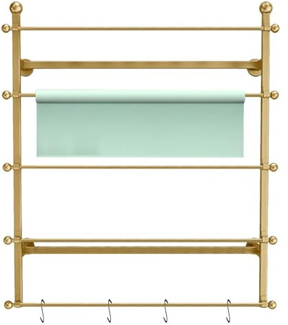 yinjieEUR Bandhalter-Organizer,Bandhalter, for Geschenkpapier, Zellophan oder Einwickelartikel, Eisenspulenständer, Nähzimmer, (Size:100x18x80cm)