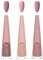 Pink Nail Varnish Set,3PCS Matte Nail Polish,Natural Water Based Long Lasting No Need Cure,Sakura Pink Nail Polish Set for Women DIY Nail Art at Home,10ML