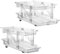 SHAIDOJIO 2 Organizer Frigorifero di Soda, Organizer Frigo di Soda Espandibile, 2 Livelli Porta Lattine da Frigo per Frigorifero Dispensa Congelatore Cucina Controsoffitti Bevande Gassate e Birra