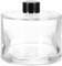 sourcing map 500ml/17oz Empty Glass Diffuser Bottle 4.1 x 4.1 Refillable Fragrance Accessories Aromatherapy Jar Container for Replacement Reed Diffuser DIY Home Bathroom Transparent