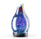 Porseme Aroma Diffuser 150ml, Handgeblasen 3D Glas Diffuser für Ätherische Öle, Luftbefeuchter mit Timer Ultraschall Cool Mist Leise, 7 Arten LED Lichtfarben, Wasserlos Auto-Off BPA Frei für Wohnung