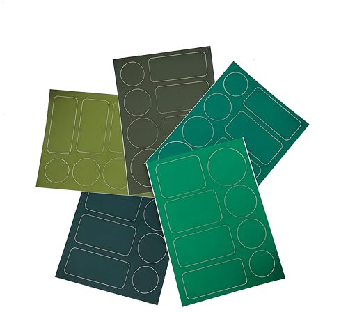 Surriba 5pcs Daunenjacke Erste Hilfe Reparaturset (Grün), Down Jacket Repair für Regenschirme, Zelte, Handbücher Nylon