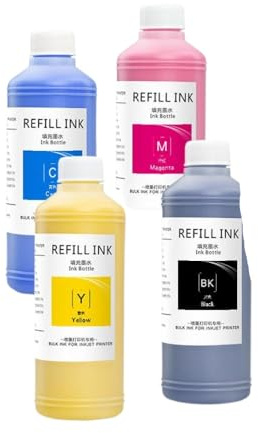 KVMRshn 1000 ml Nachfüllpigmenttinte kompatibel mit SJIC22P SJIC24P Farbwerk C3500 C3510 C3520 TM-C3500 TM-C3520 Label-Drucker und ähnliche Modelle