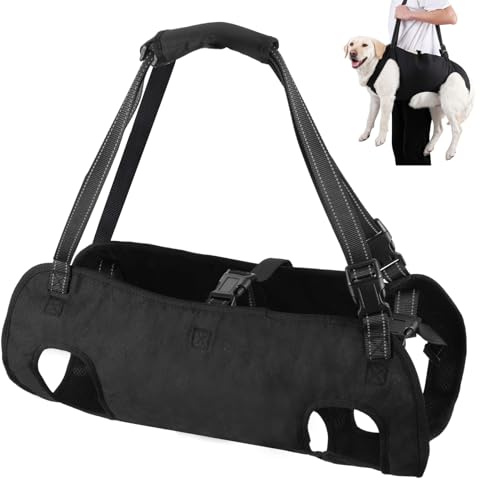Hundeliftgeschirr, Haustierunterstützung Hund Lift Support für Hunde, Rehabilitation Geschirr Mobilität Sling für Alt, Gelenkverletzungen, Arthritis, Stabilitätsverlust Hunde