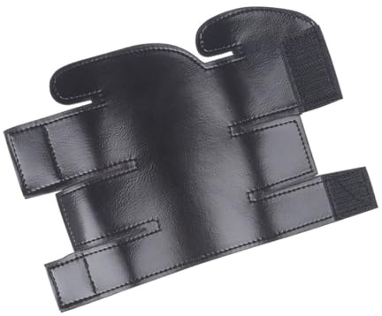 ifundom Trompetenschutz aus Leder für 1 Trompete Schutz der Ventile Schwarze Hülle für Blasinstrumente Robust und Einfach zu Befestigen