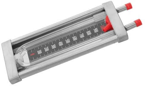 U-förmiges Manometer aus Edelstahl Silber für Druckmessung | Wassersäulenanzeige, Präzise Differenzdruck Erfassung, Leicht und Rostbeständig