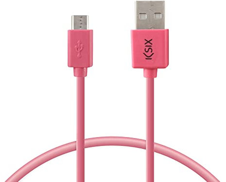 KSIX Câble Micro USB 1 m Rose