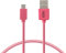 KSIX Câble Micro USB 1 m Rose