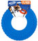 Nerf Dog Gummireifen Flyer Hundespielzeug, Fliegenscheibe, leicht, langlebig, schwimmt im Wasser, ideal für Strand und Pool, 10 Zoll Durchmesser, für mittelgroße/große Rassen, Einzeleinheit, blau, Original