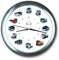 KOOKOO MAN Truck Clock chromfarbene Wanduhr mit Quarzwerk