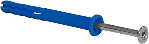 Taco de Golpe ''HQ'' Nylon, Cabeza Plana 6x40, Cajita 200u,