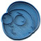 Cuticuter Morty Ausstechform, Blau, 8 x 7 x 1.5 cm