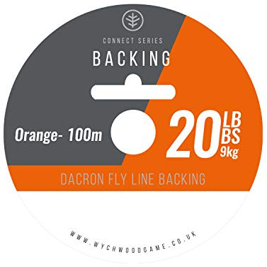 Wychwood - Game Dacron Flyline Backing 20LB Orange 100m 20 lb