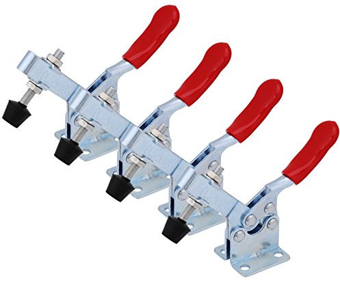 Handwerkzeug-Schnellspanner 201B Horizontalspanner 201-B Schnellspanner 4-TLG MEHRWEG VERPACKUNG socialme-eu