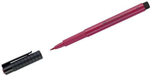 Faber-Castell – Set di 5 pennarelli Pitt Artist Pen Brush Carminio Rosa 127