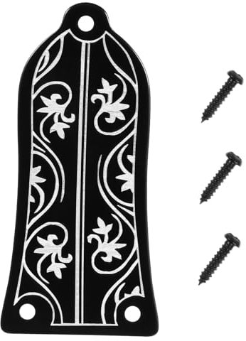 Heally GR34 Truss Rod Cover pour guitare électrique Les Paul Epiphone Noir